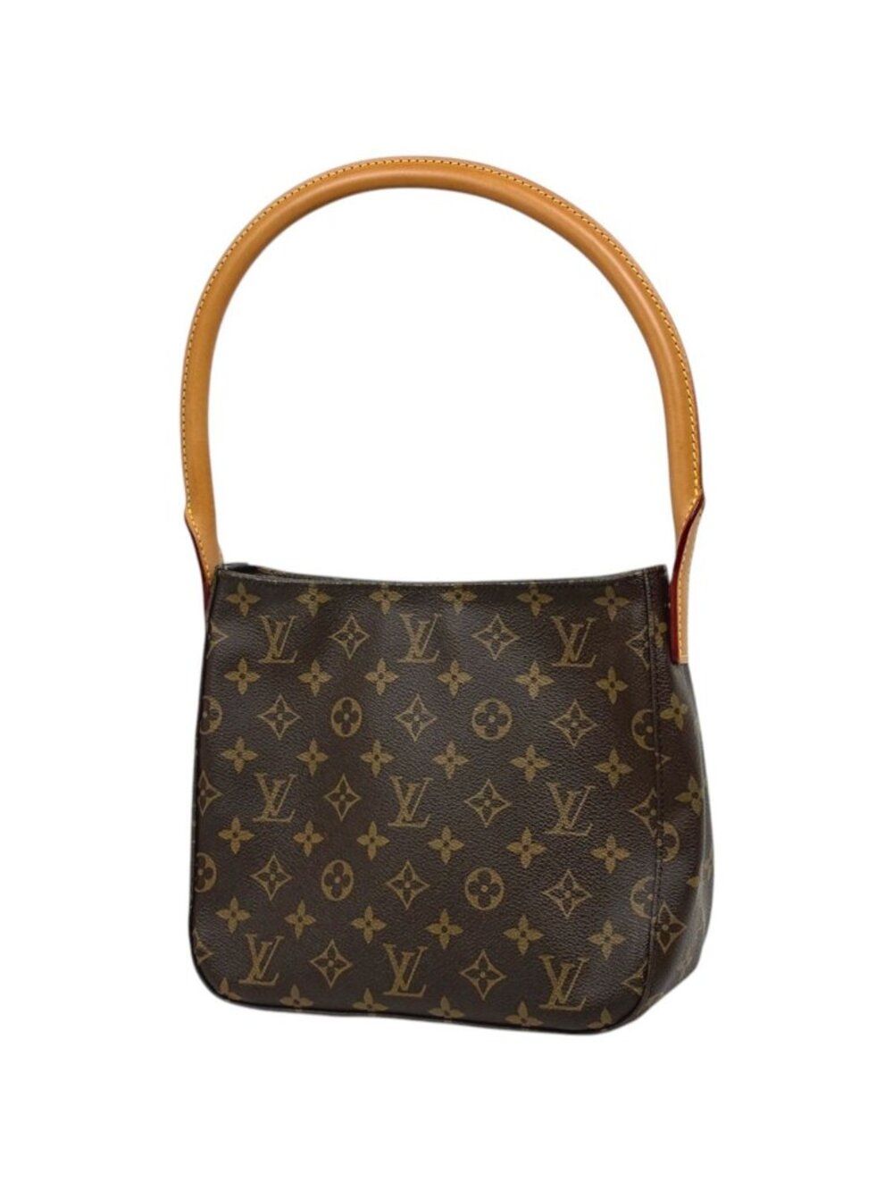 Louis Vuitton Looping MM Shoulder Bag Monogram Brown